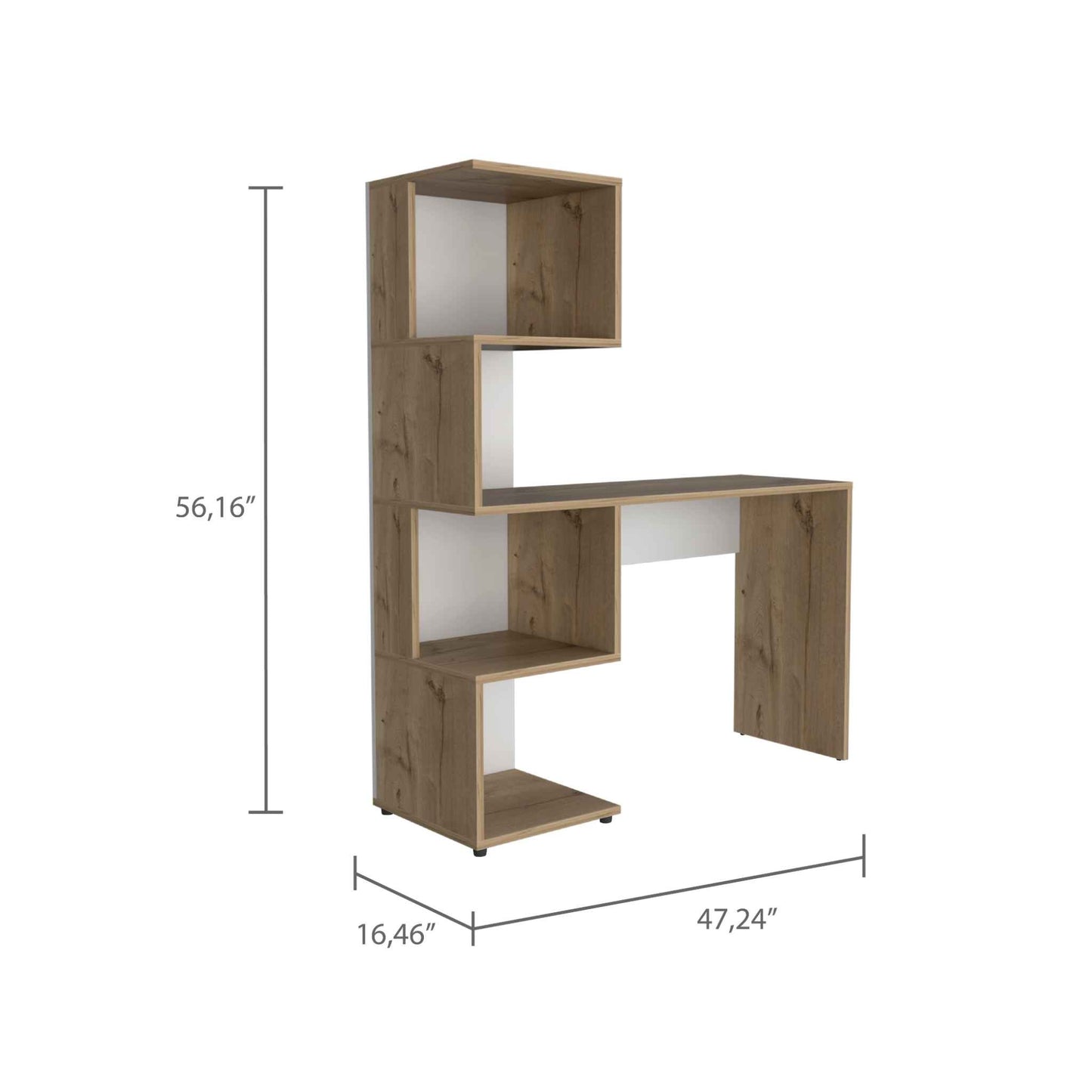 Morro Desk & Bookcase Hustle Nest