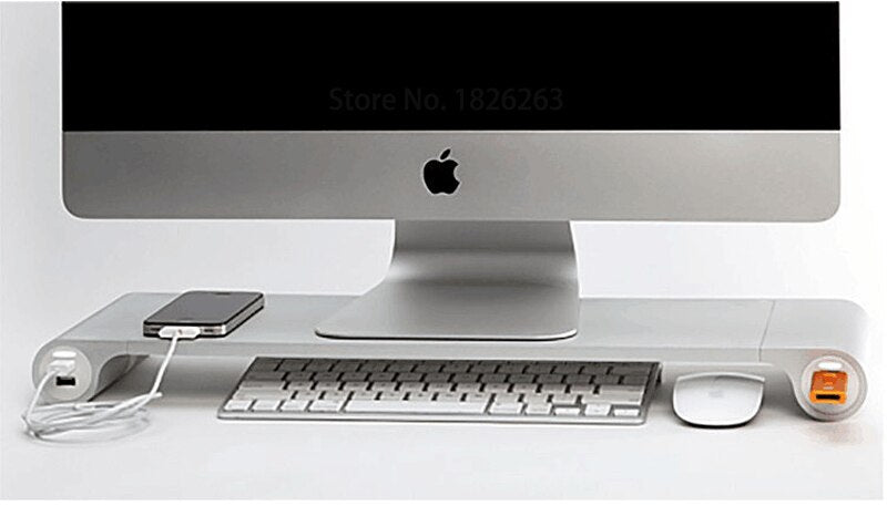 Aluminum Desktop Monitor Stand Hustle Nest