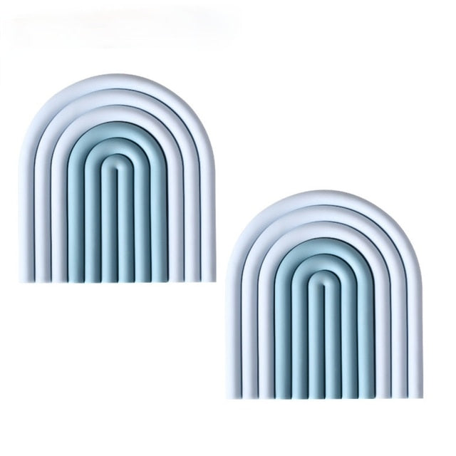 Nordic Style Rainbow Coasters (Set of 2) Hustle Nest