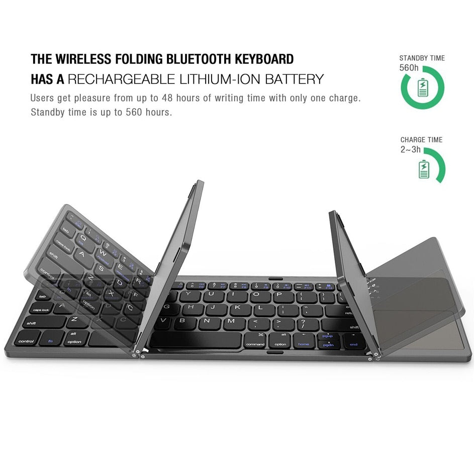 Foldable Wireless Keyboard Hustle Nest