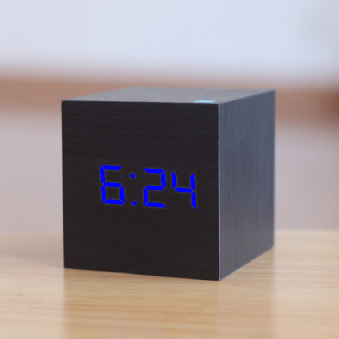 Simple Wooden Digital Clock Hustle Nest