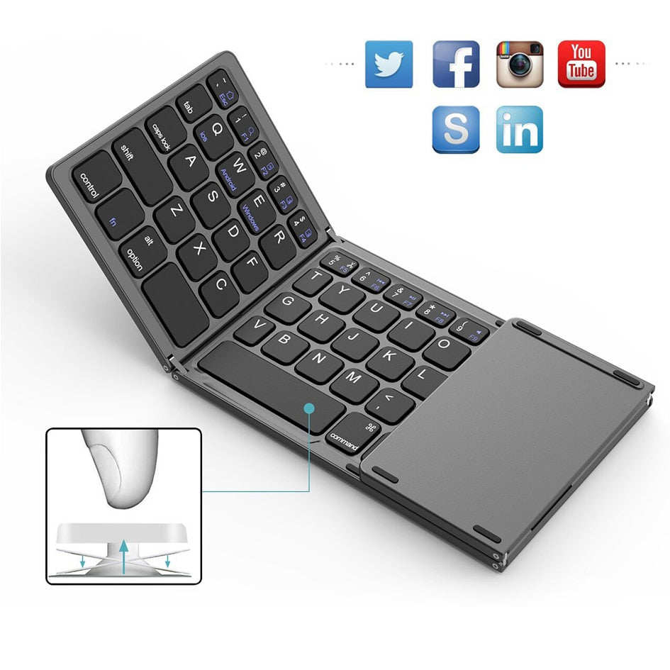 Foldable Wireless Keyboard Hustle Nest