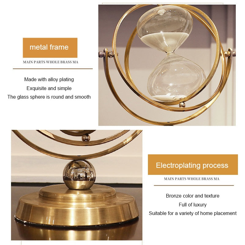 Rotating Vintage Hourglass Hustle Nest
