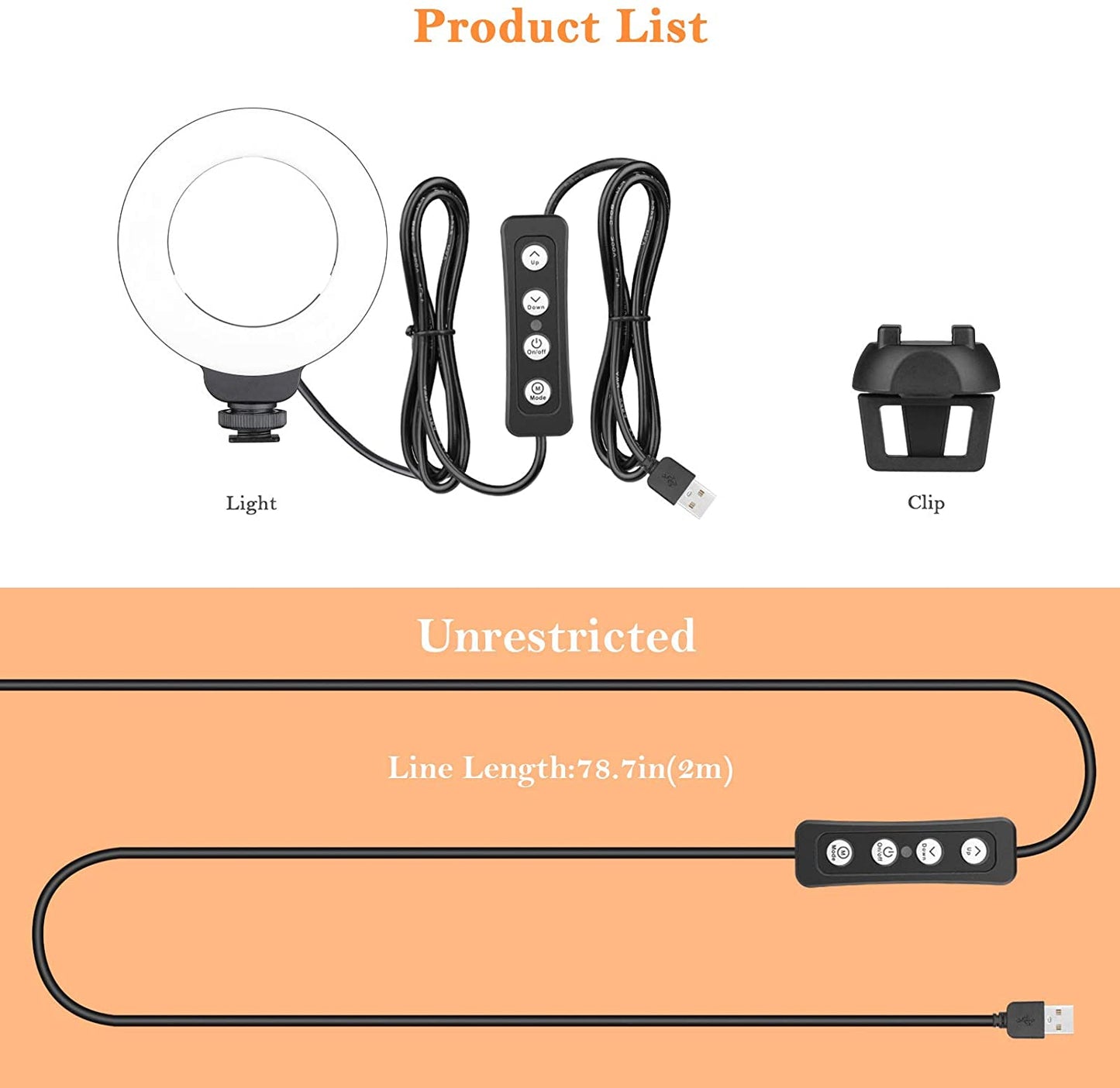 Multifunctional 4" Ring Light Hustle Nest