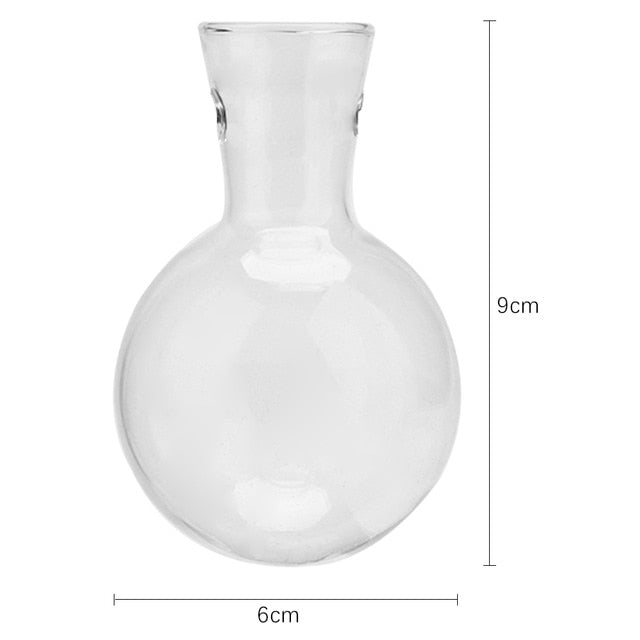 Glass and Wood Decoration Vase Hustle Nest