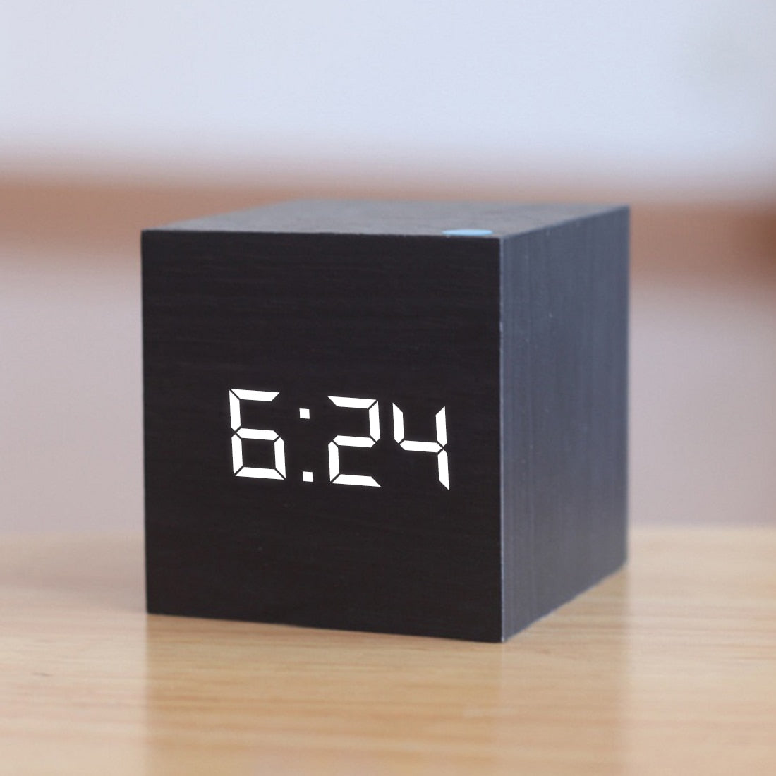 Simple Wooden Digital Clock Hustle Nest
