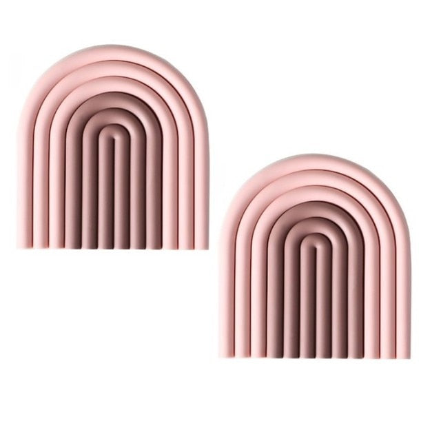Nordic Style Rainbow Coasters (Set of 2) Hustle Nest