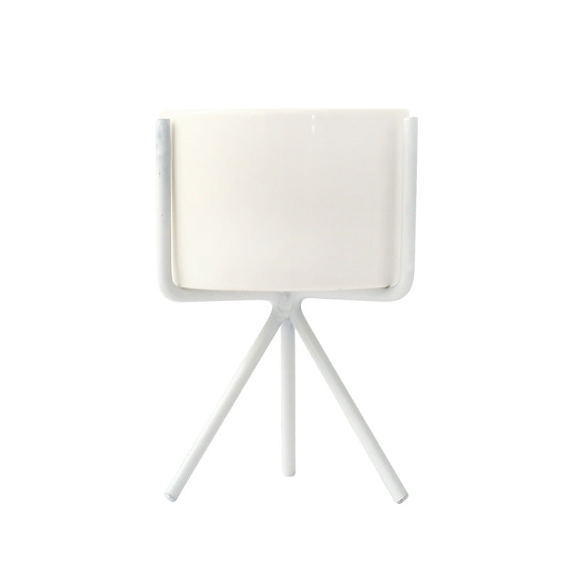 Nordic Style Ceramic Potter With Stand Hustle Nest