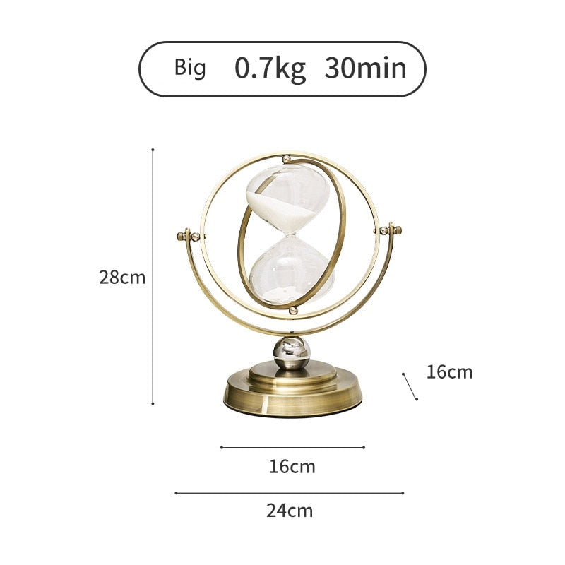 Rotating Vintage Hourglass Hustle Nest