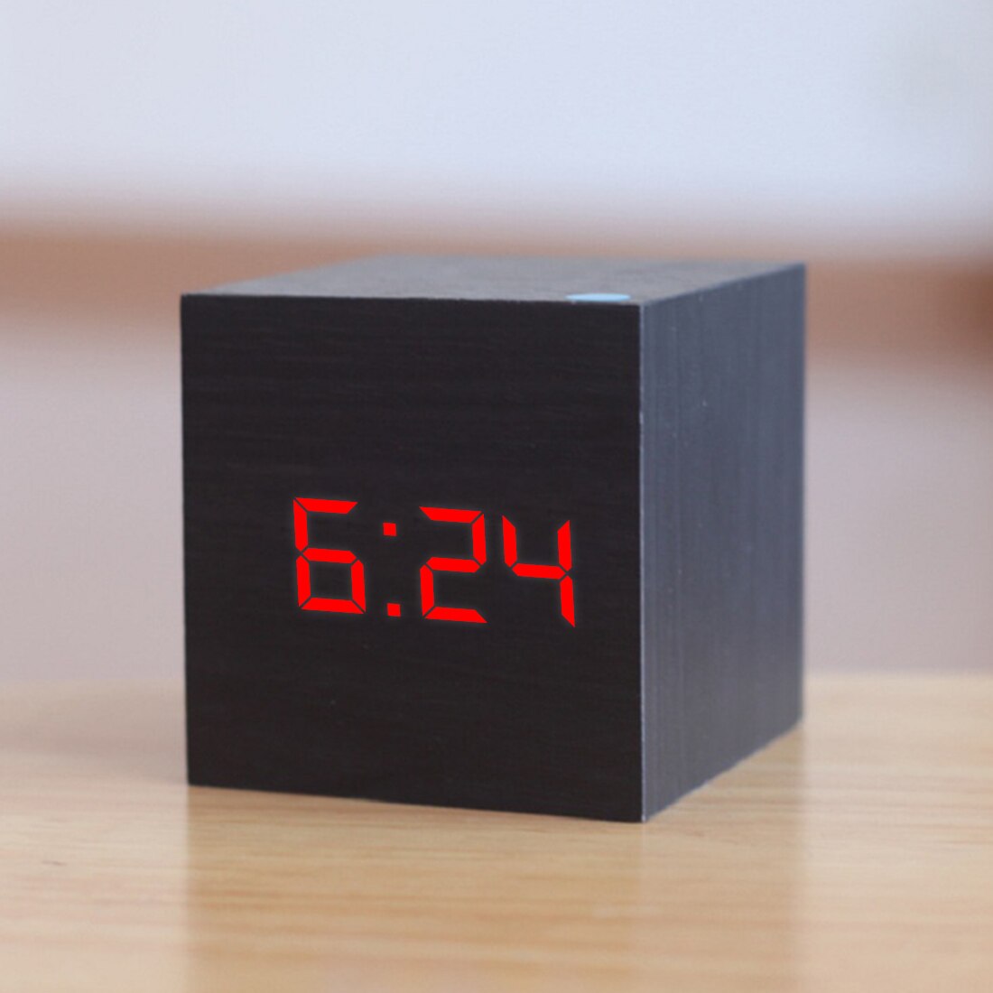 Simple Wooden Digital Clock Hustle Nest