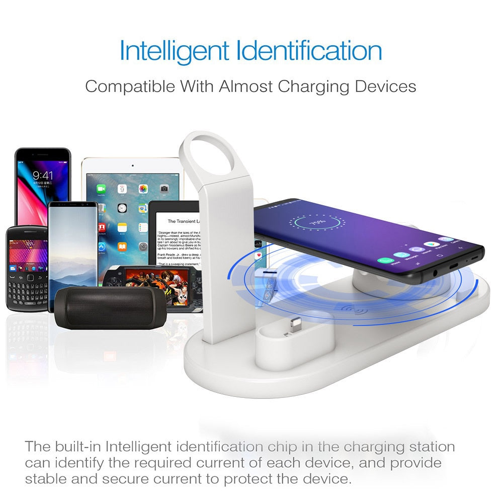 3-in-1 Charging Base for Apple Watch, AirPods & Smartphone Hustle Nest