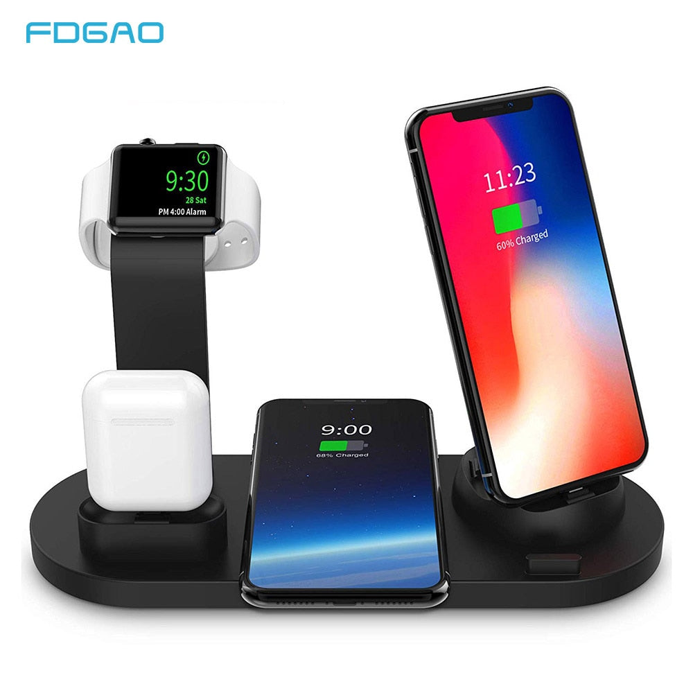 3-in-1 Charging Base for Apple Watch, AirPods & Smartphone Hustle Nest