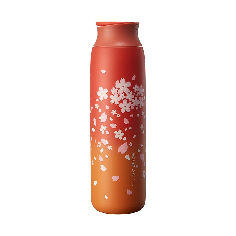Japanese Style Sakura Thermos Bottle Hustle Nest