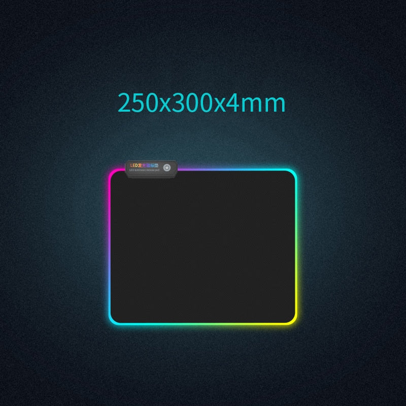 RGB Luminous Desk Pad Hustle Nest