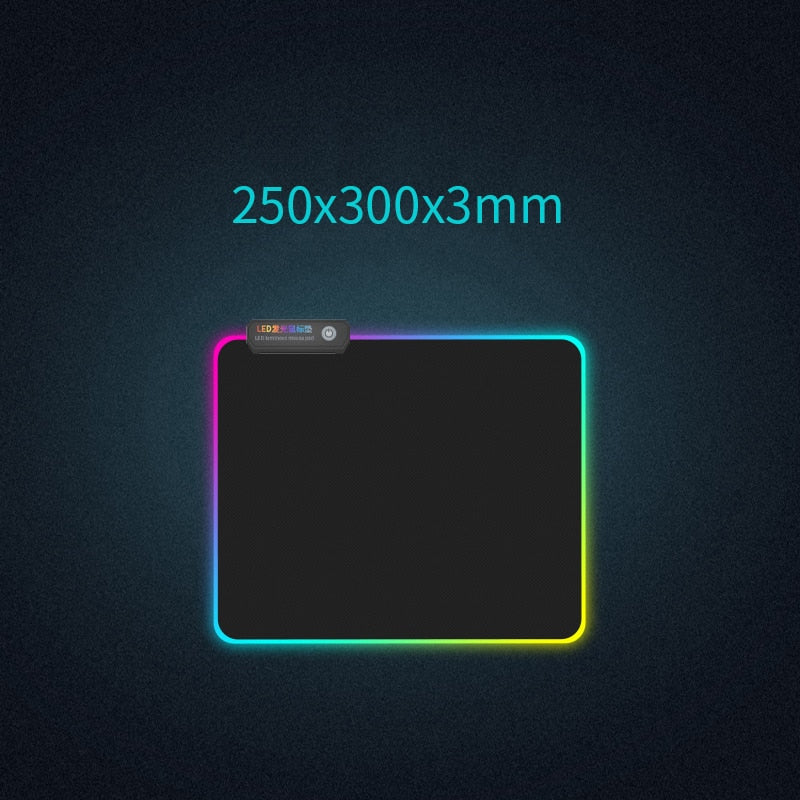 RGB Luminous Desk Pad Hustle Nest