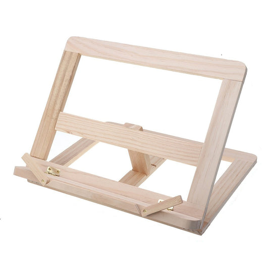 Wooden Book Stand Hustle Nest