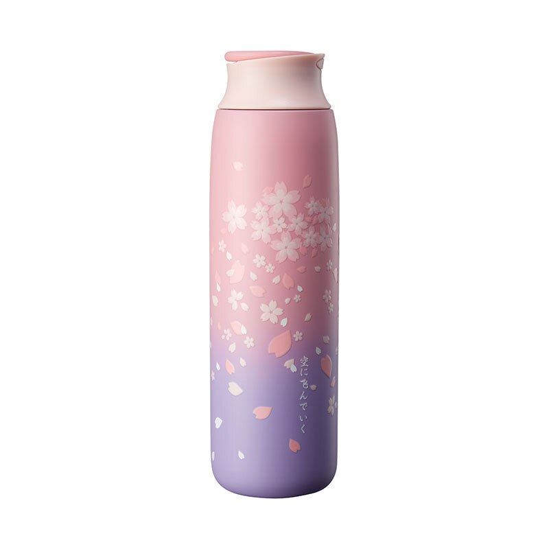 Japanese Style Sakura Thermos Bottle Hustle Nest