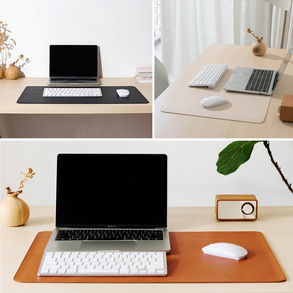 Vegan Leather Desk Mat Hustle Nest
