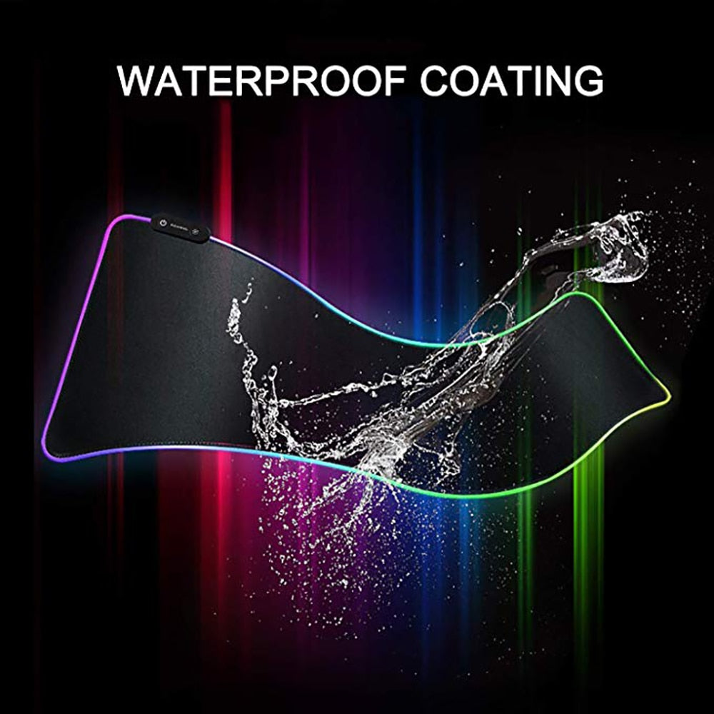 RGB Luminous Desk Pad Hustle Nest