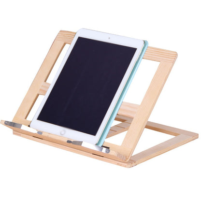 Wooden Book Stand Hustle Nest